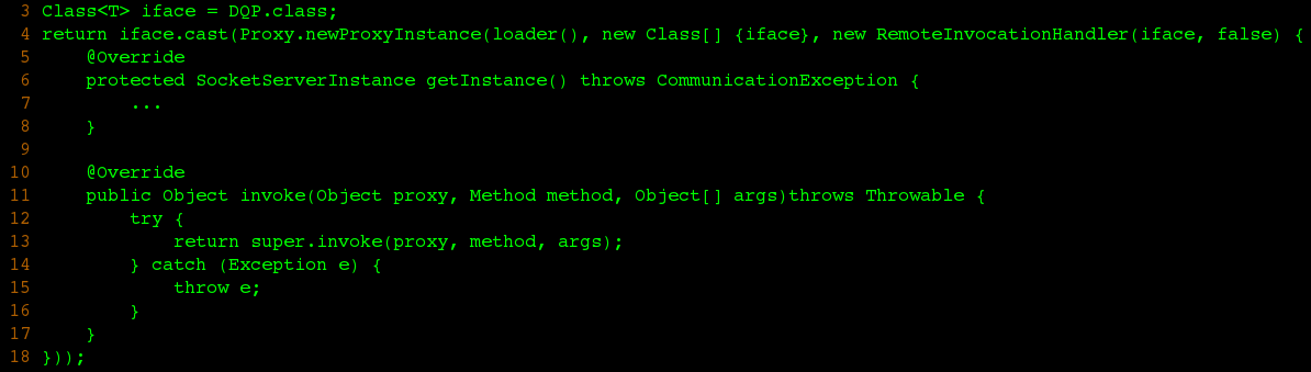 Java Proxies DQP Proxy