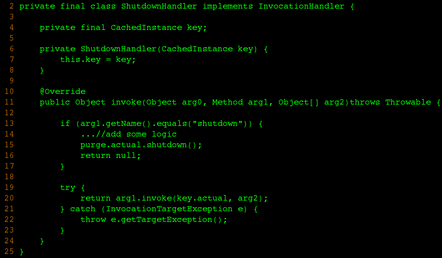 Java Proxies SocketServerInstance Proxy - shutdown