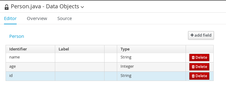 New data model fields