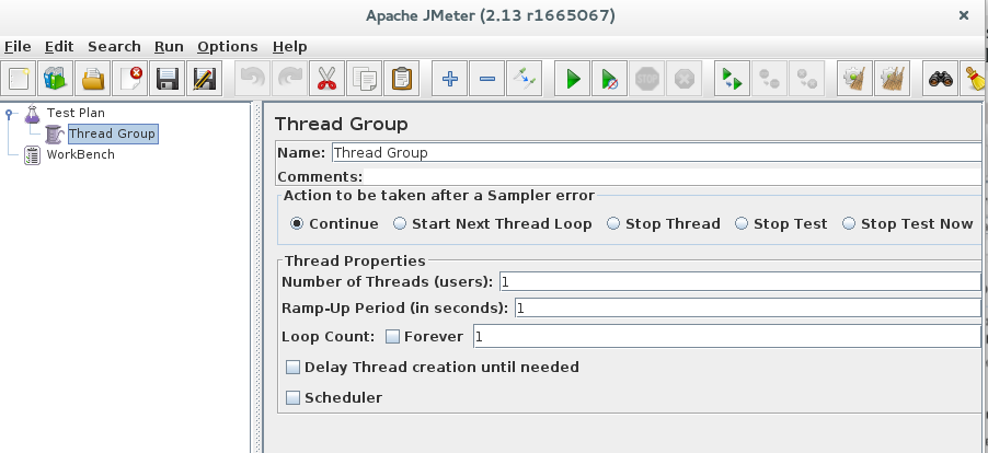 JMeter Thread Group