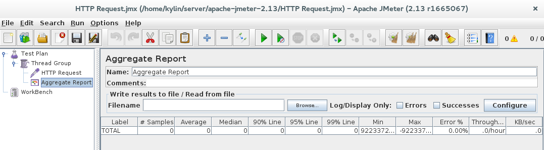 JMeter Listener example