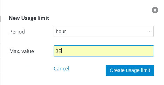 3scale uage limits 10 per hour.png