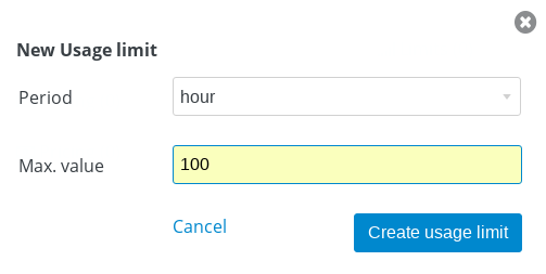 3scale uage limits 100 per hour.png